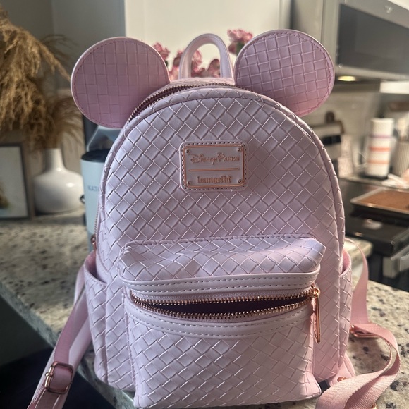 Loungefly Other - 2025 WDW Light Pink Minnie House Loungefly Backpack